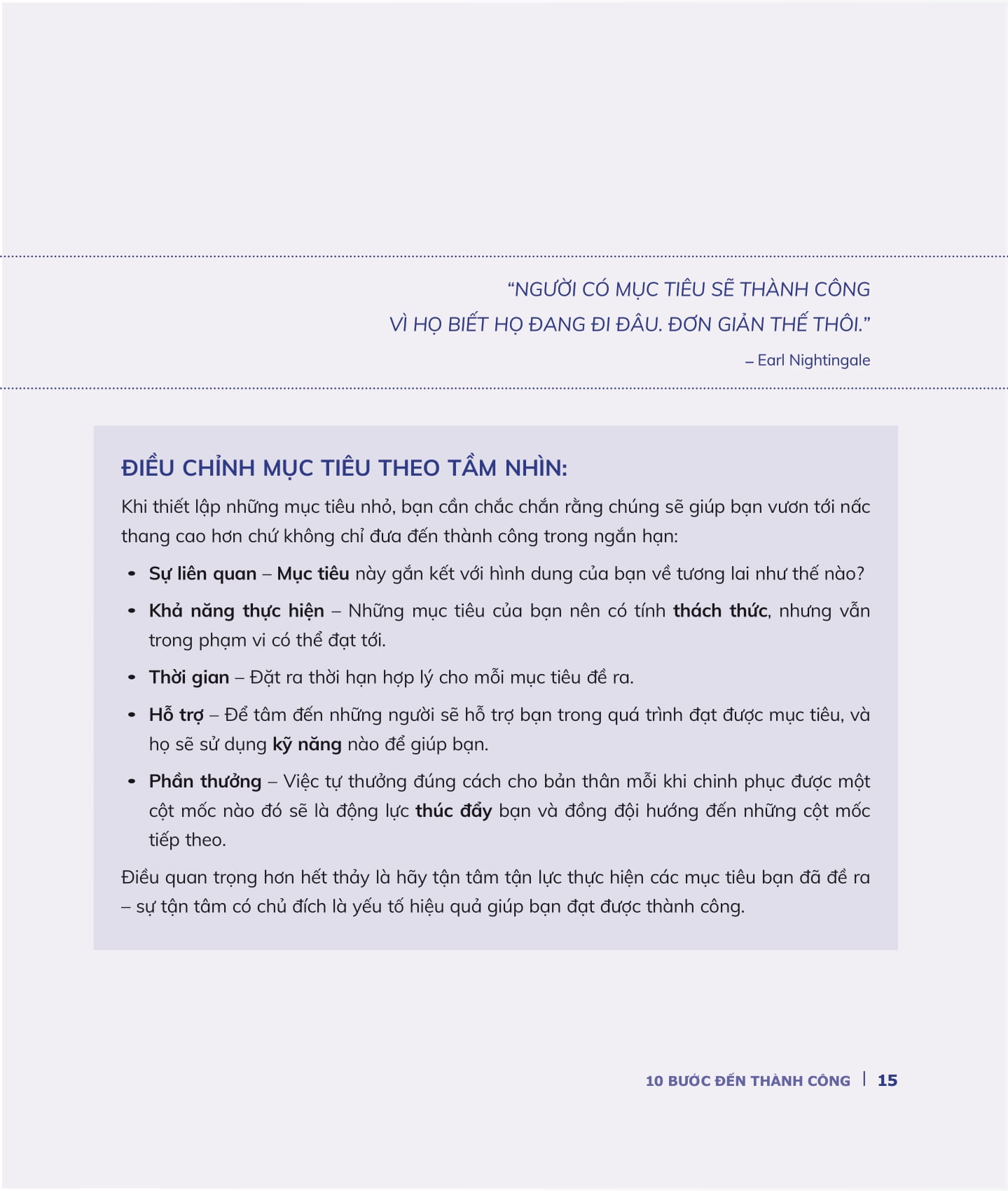 10 bước đến thành công - the success factor