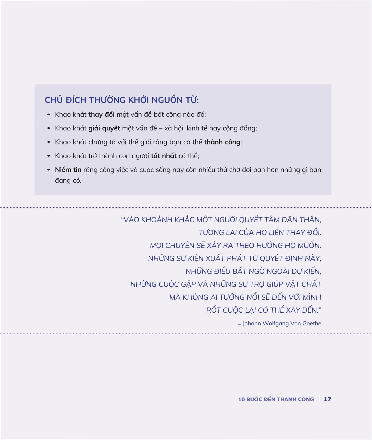 10 bước đến thành công - the success factor