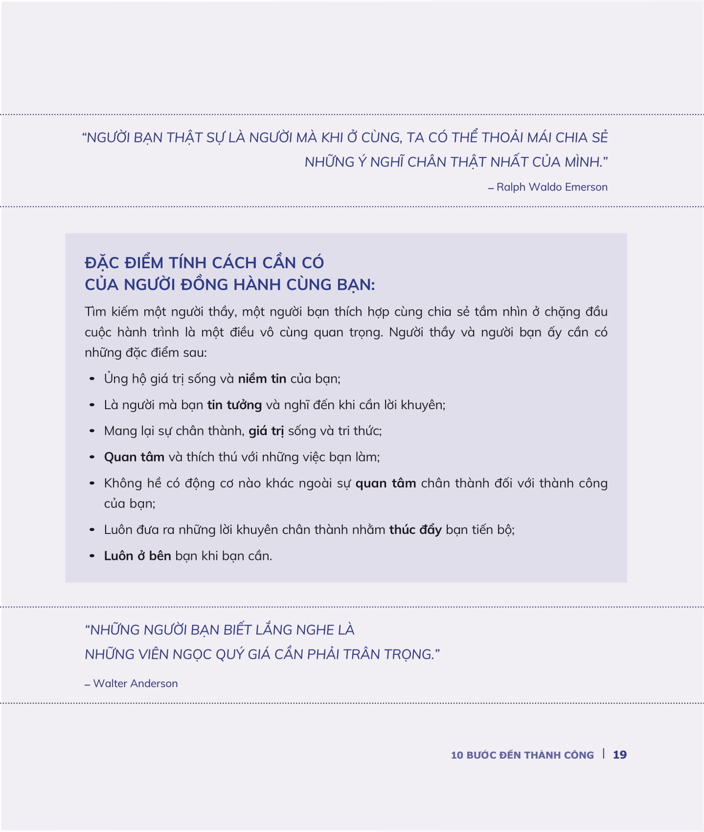 10 bước đến thành công - the success factor