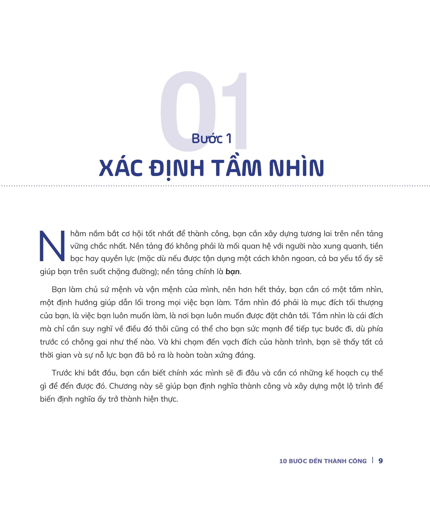 10 bước đến thành công - the success factor