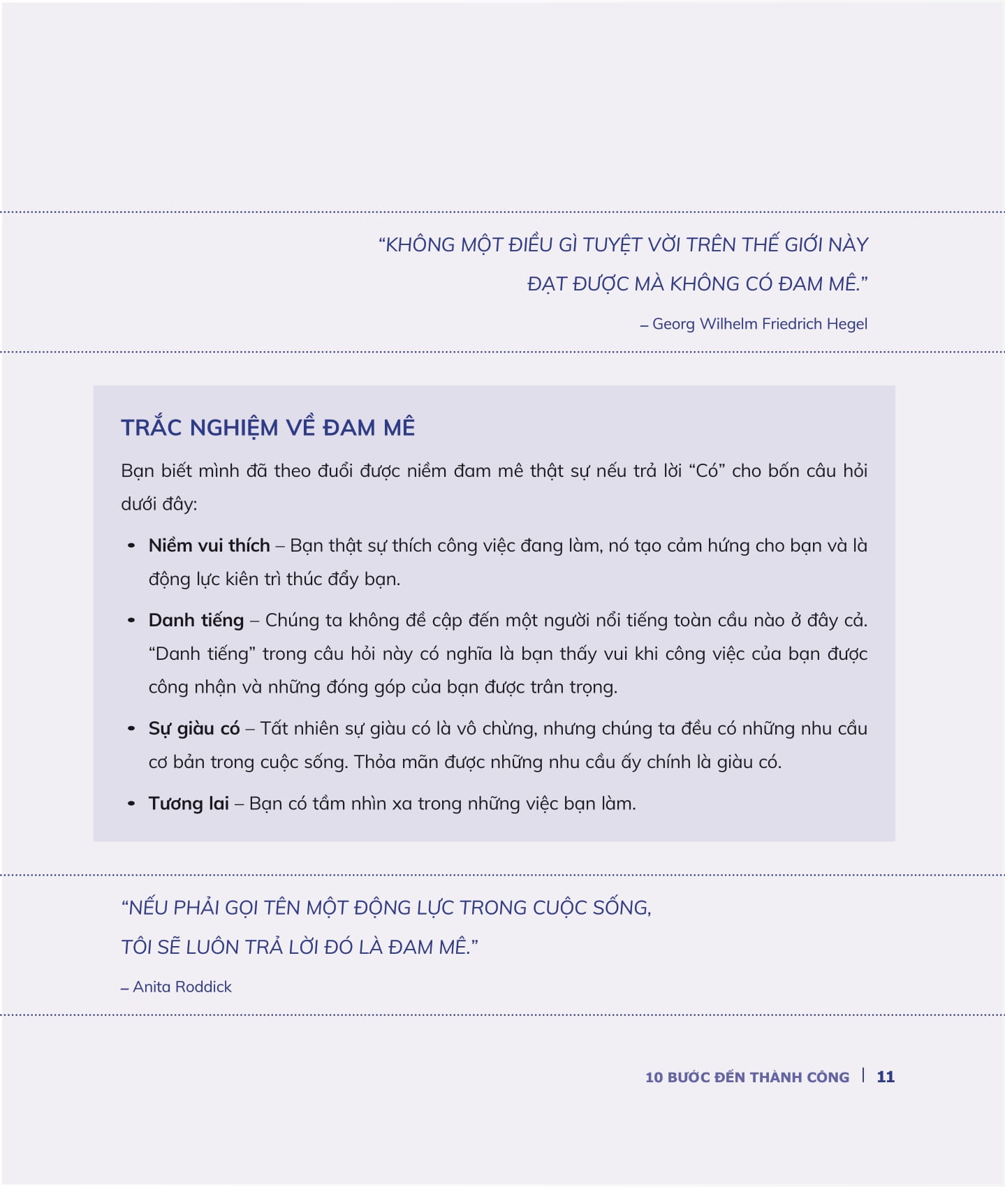 10 bước đến thành công - the success factor