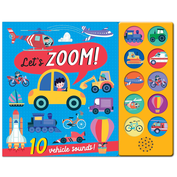 10 button sound book - let's zoom