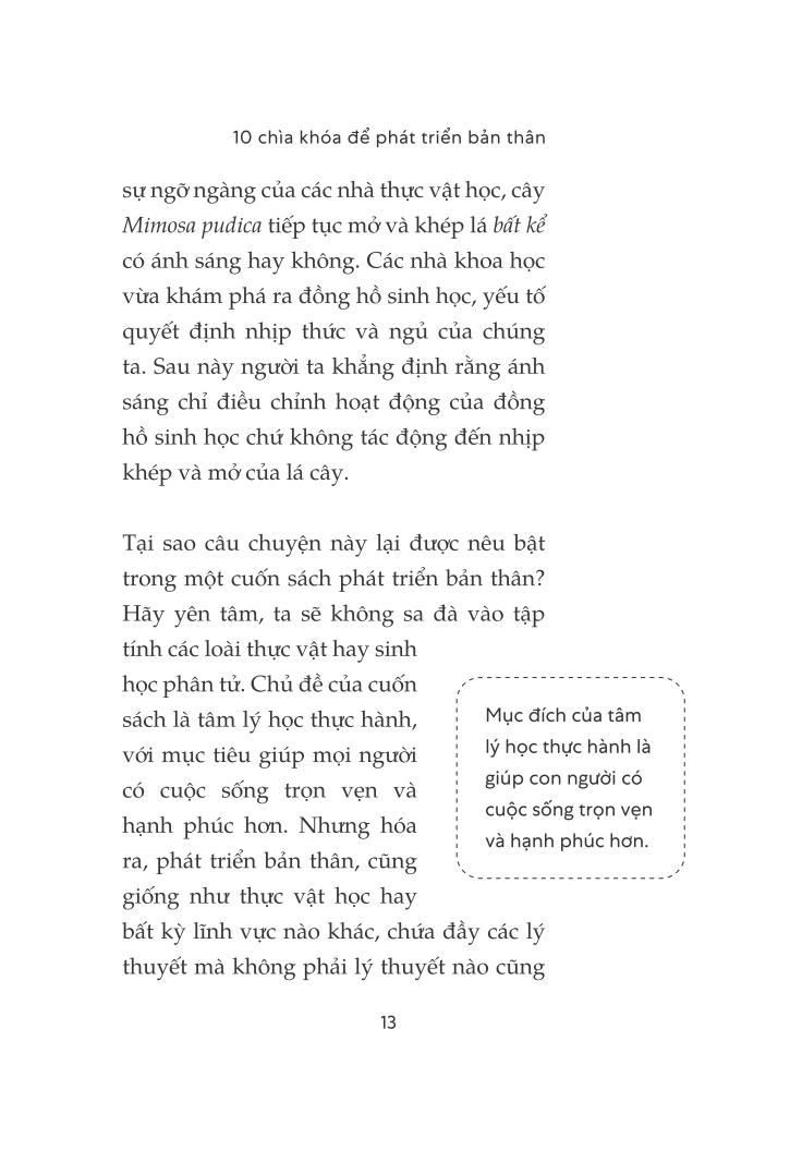 10 chìa khóa để bản thân phát triển: điều thực sự giúp bạn hạnh phúc