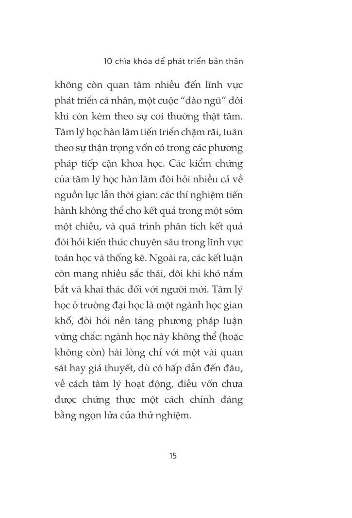 10 chìa khóa để bản thân phát triển: điều thực sự giúp bạn hạnh phúc