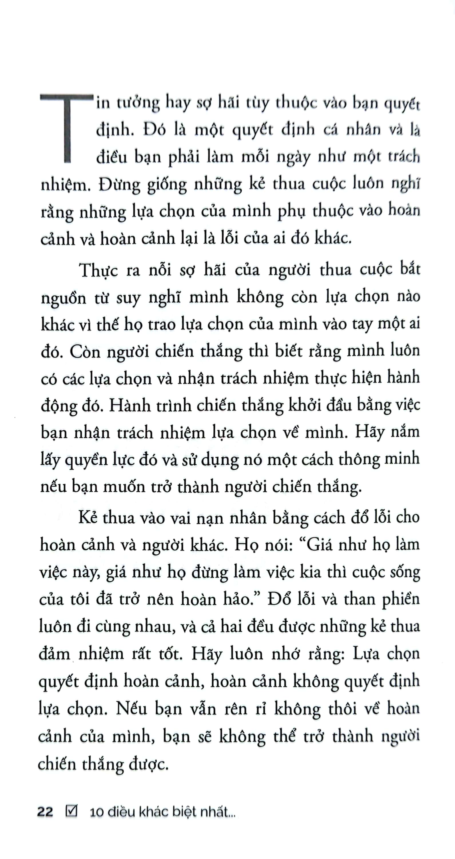 10 điều khác biệt nhất giữa kẻ thắng và người thua (tái bản 2023)