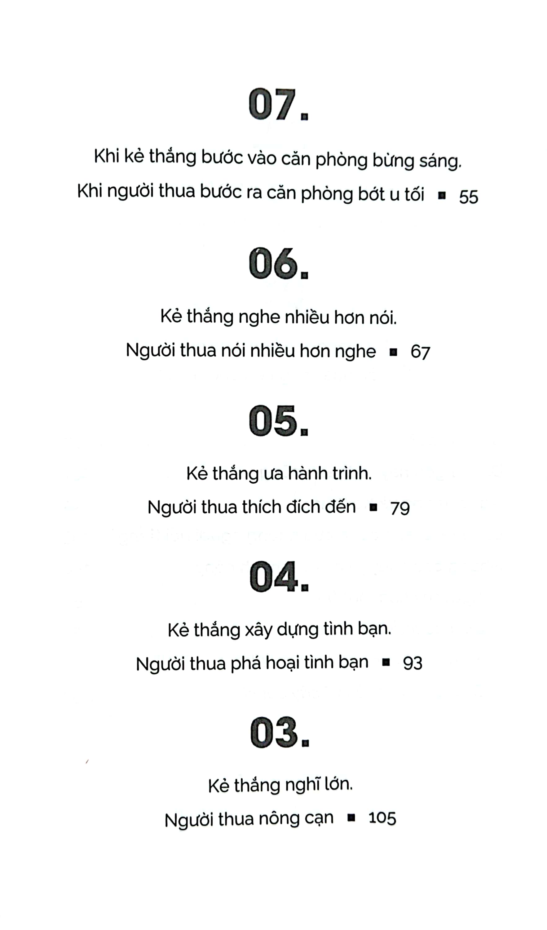 10 điều khác biệt nhất giữa kẻ thắng và người thua (tái bản 2023)