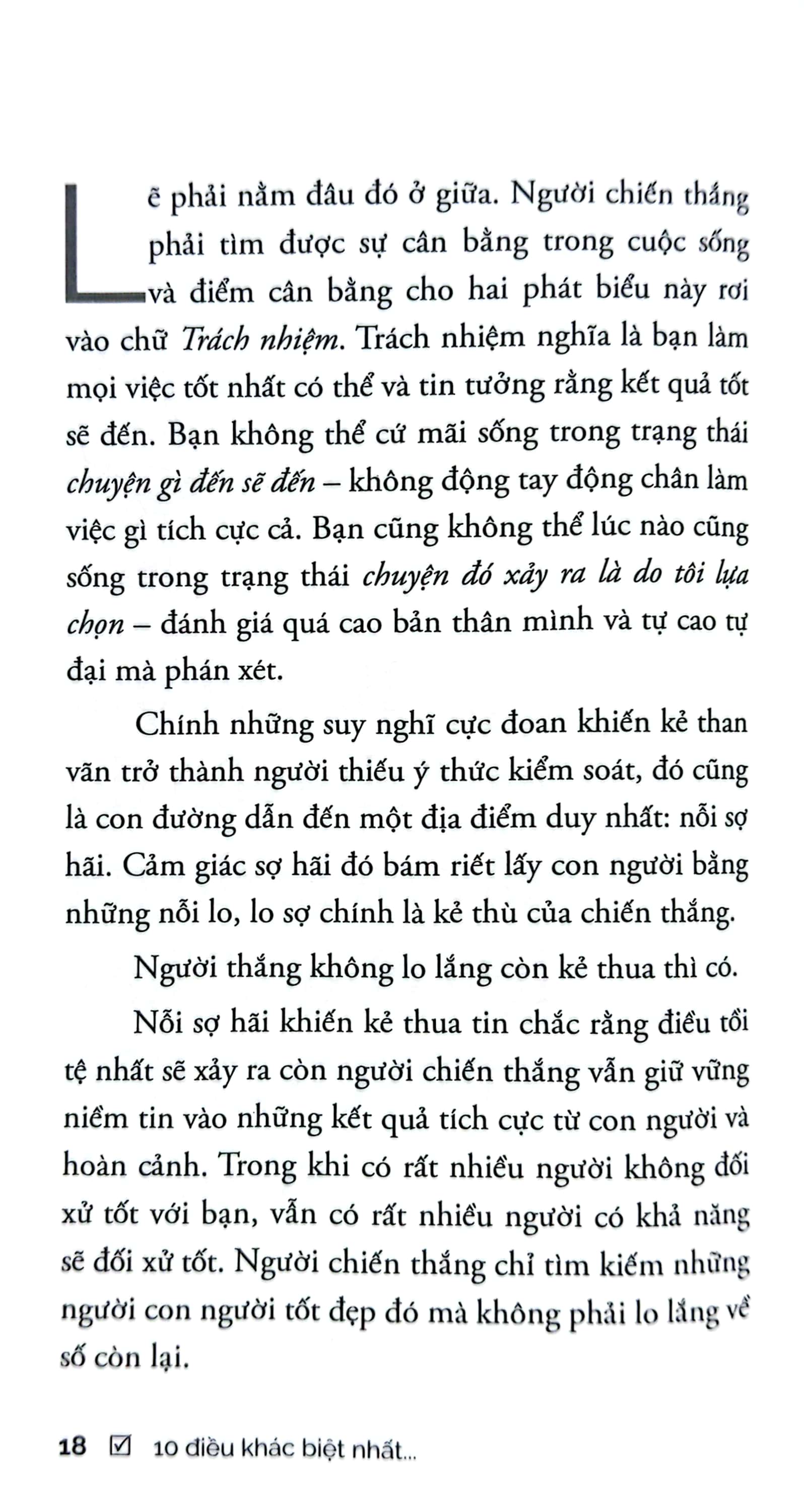10 điều khác biệt nhất giữa kẻ thắng và người thua (tái bản 2023)