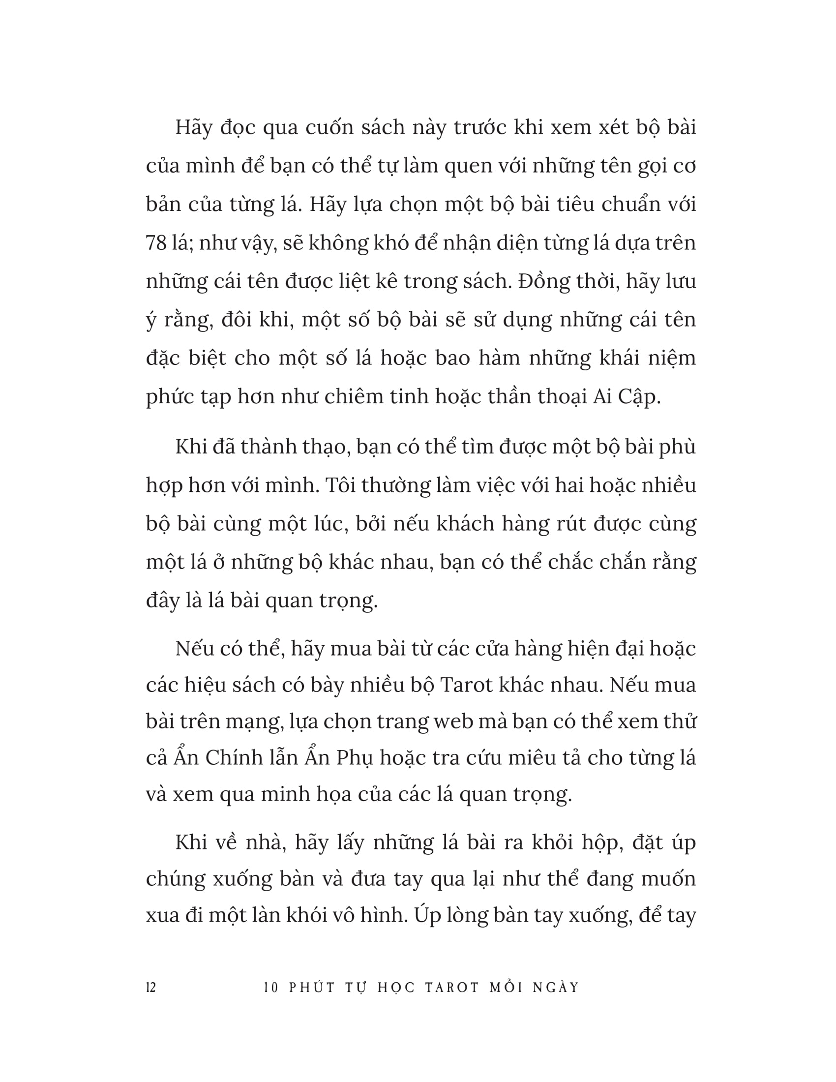 10 phút tự học tarot mỗi ngày