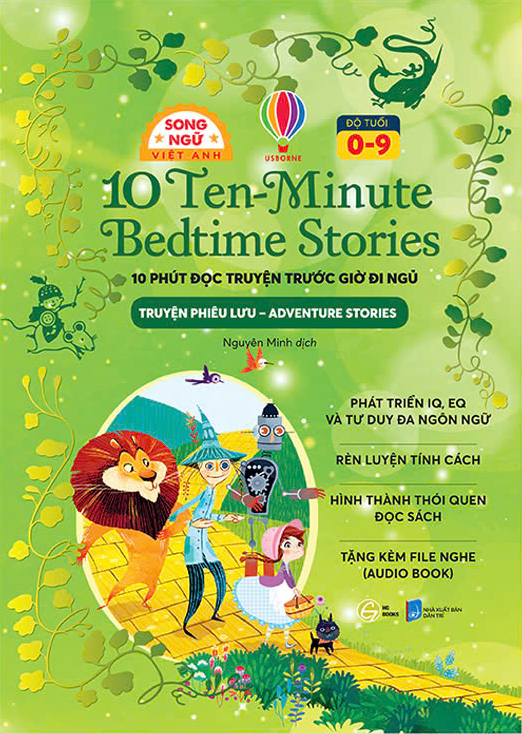 10 ten-minutes bedtime stories - 10 phút đọc truyện trước giờ đi ngủ - adventure stories - truyện phiêu lưu - song ngữ việt-anh