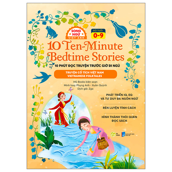10 Ten-Minutes Bedtime Stories - 10 Phut Doc Truyen Truoc Gio Di Ngu - Vietnamese Folktales - Truyen Co Tich Viet Nam - Song Ngu Viet-Anh