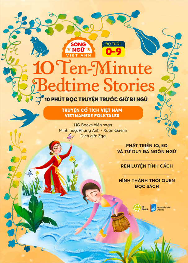 10 Ten-Minutes Bedtime Stories - 10 Phut Doc Truyen Truoc Gio Di Ngu - Vietnamese Folktales - Truyen Co Tich Viet Nam - Song Ngu Viet-Anh