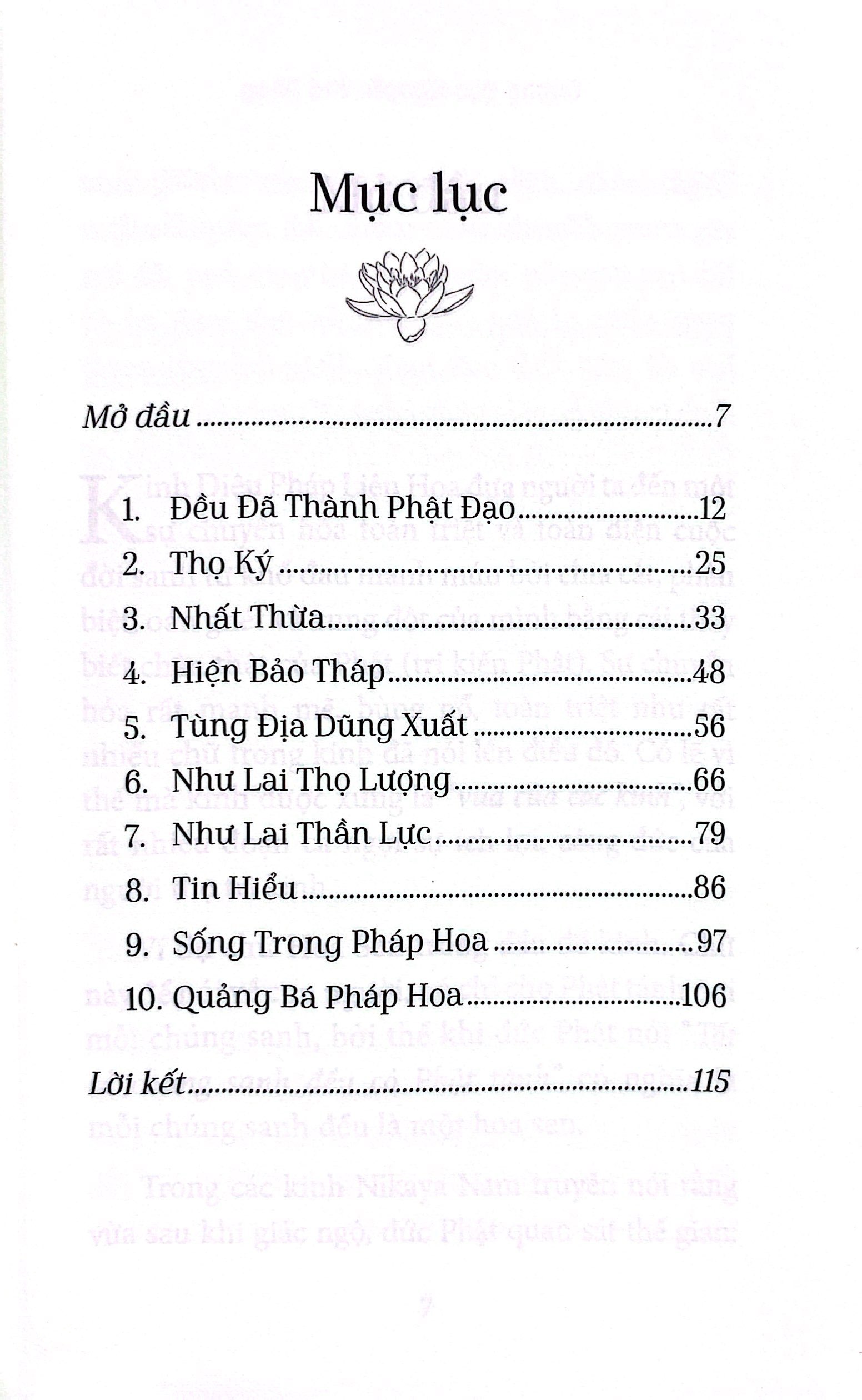 10 tư tưởng pháp hoa trong đời sống hằng ngày
