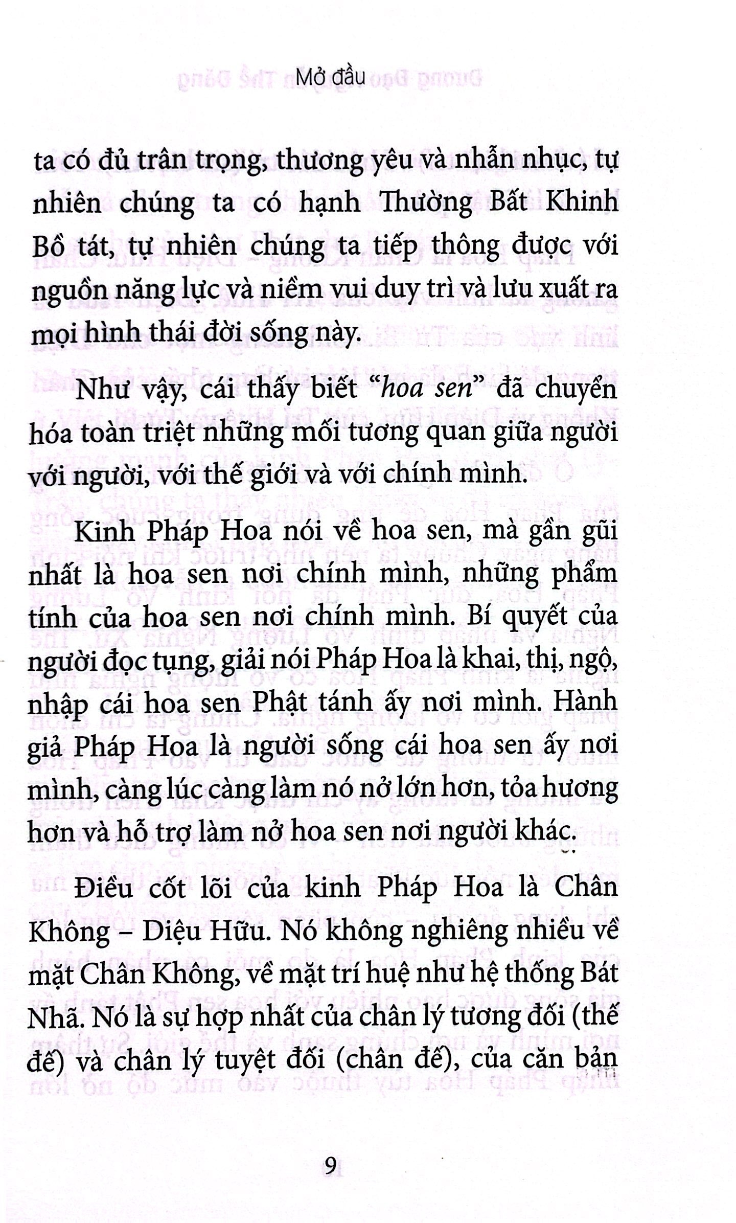 10 tư tưởng pháp hoa trong đời sống hằng ngày