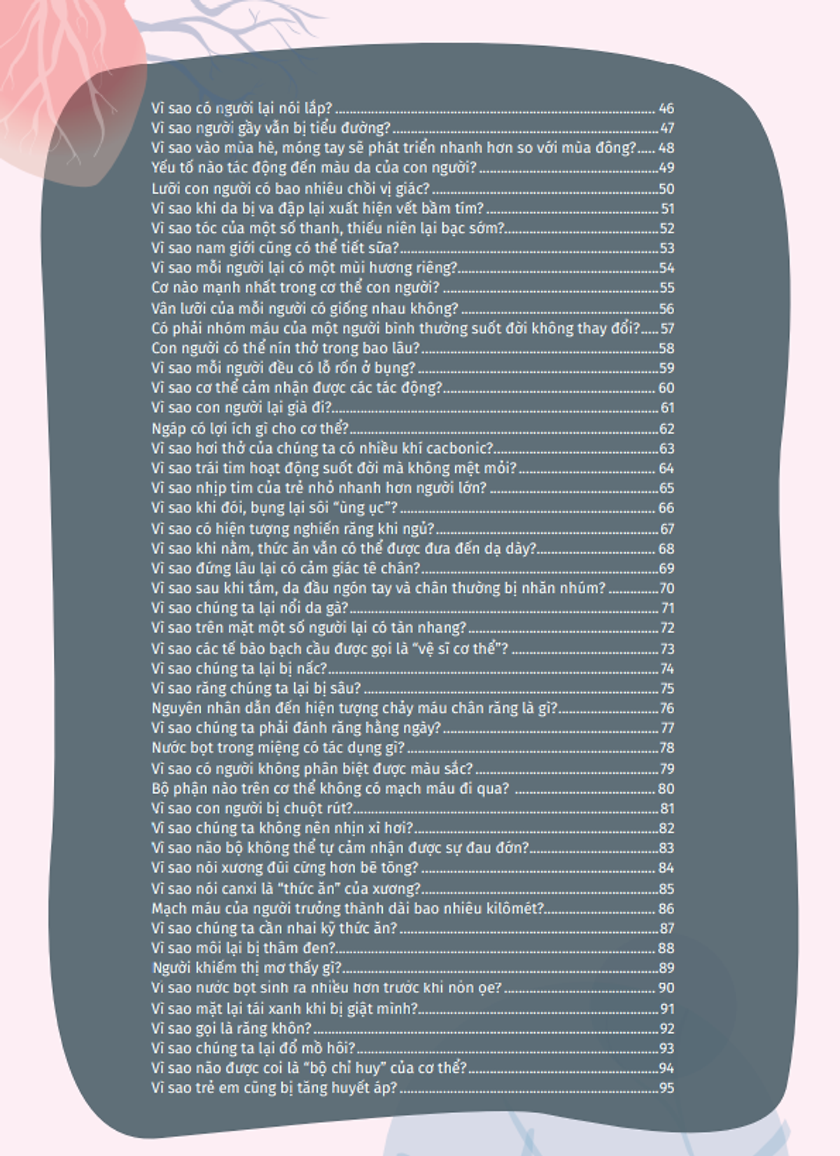 10 vạn câu hỏi vì sao - cùng bé khám phá kiến thức bách khoa - bí mật cơ thể người