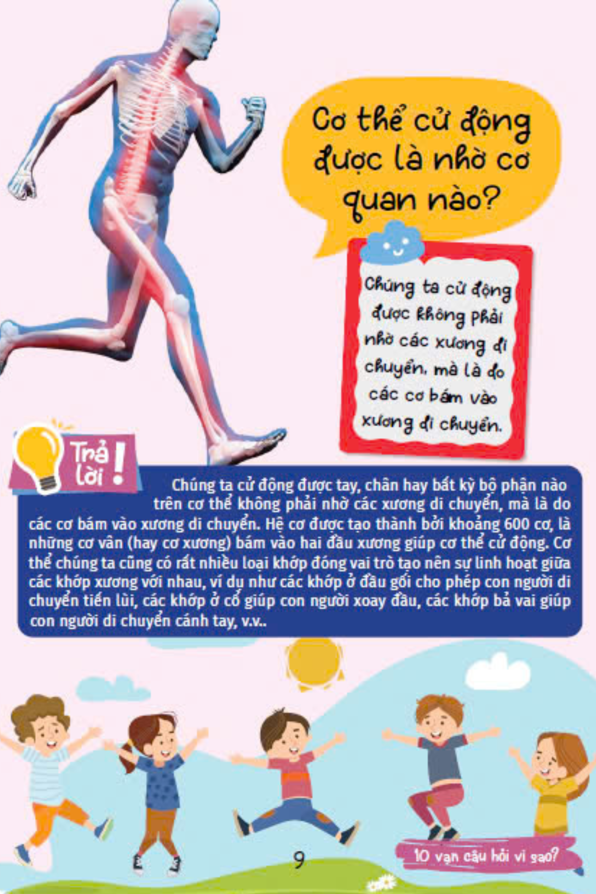 10 vạn câu hỏi vì sao - cùng bé khám phá kiến thức bách khoa - bí mật cơ thể người