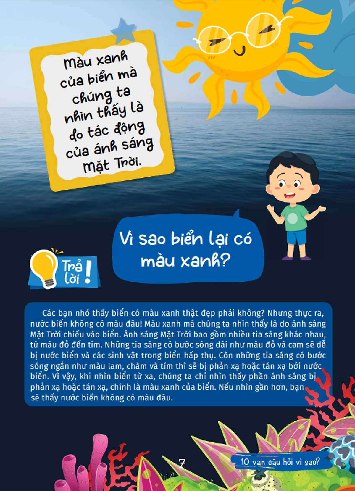 10 vạn câu hỏi vì sao - cùng bé khám phá kiến thức bách khoa - động vật dưới nước và thế giới đại dương