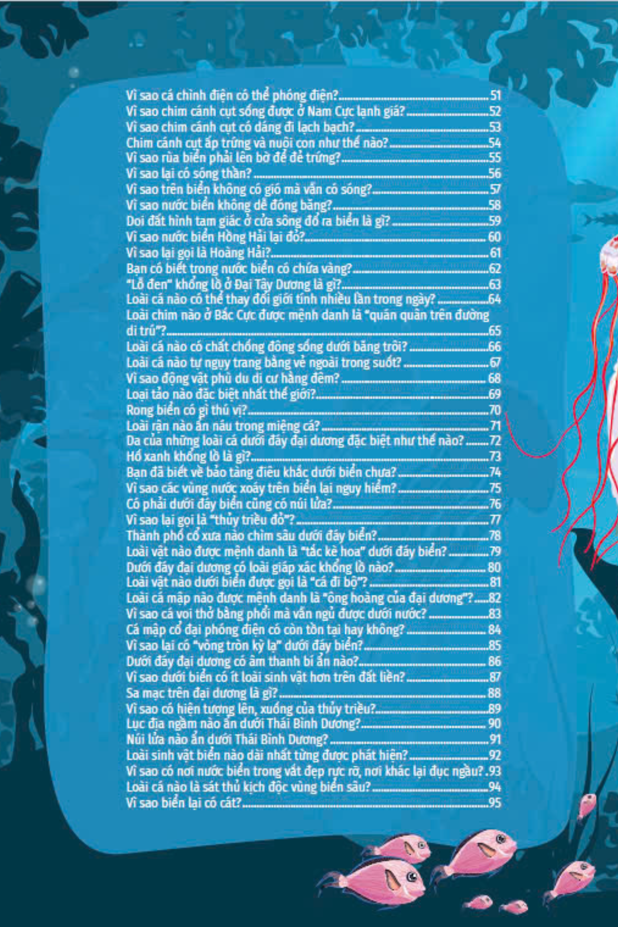 10 vạn câu hỏi vì sao - cùng bé khám phá kiến thức bách khoa - động vật dưới nước và thế giới đại dương