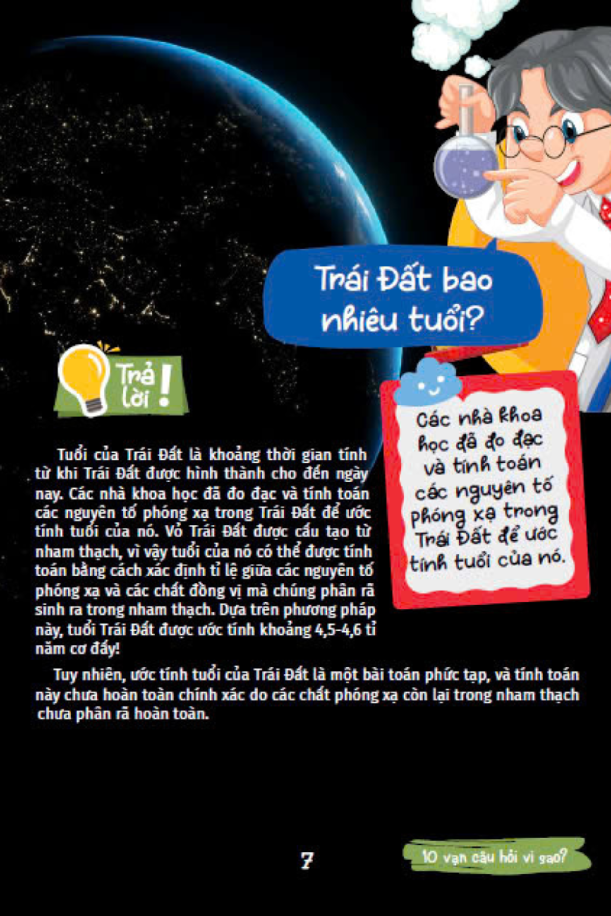 10 vạn câu hỏi vì sao - cùng bé khám phá kiến thức bách khoa - trái đất diệu kì