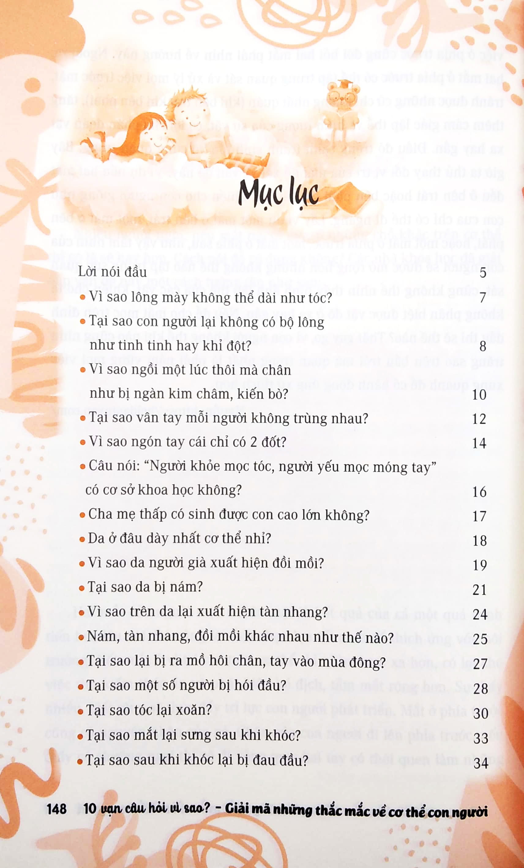 10 vạn câu hỏi vì sao - giải mã những thắc mắc về cơ thể người