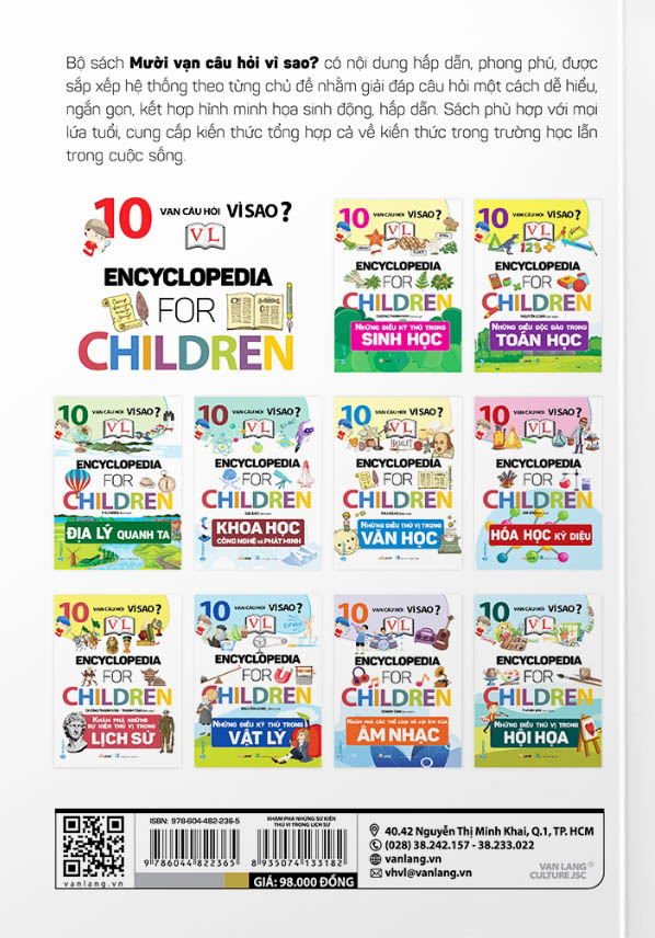 10 vạn câu hỏi vì sao? - khám phá những sự kiện thú vị trong lịch sử
