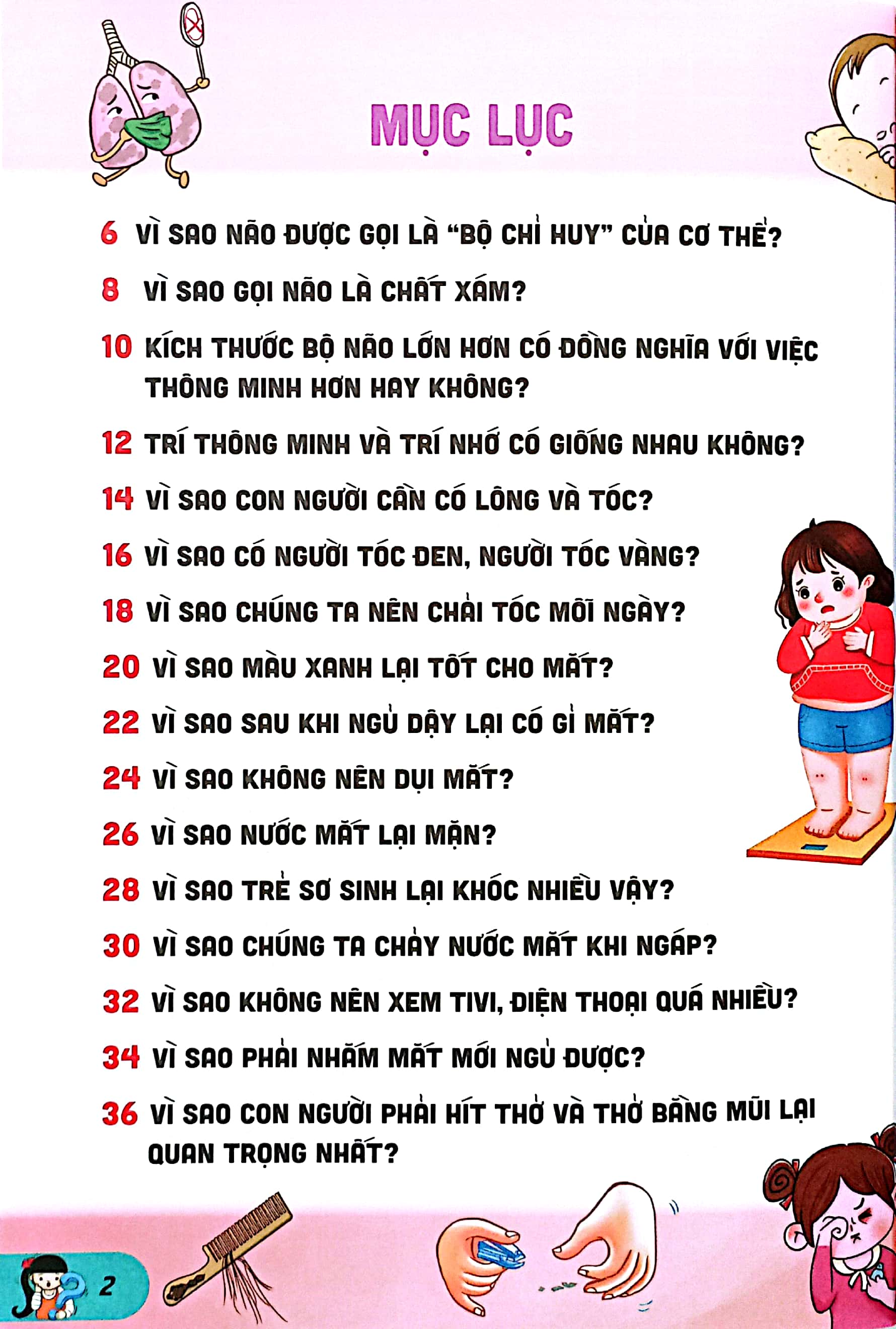 10 vạn câu hỏi vì sao-những câu hỏi thú vị về cơ thể người