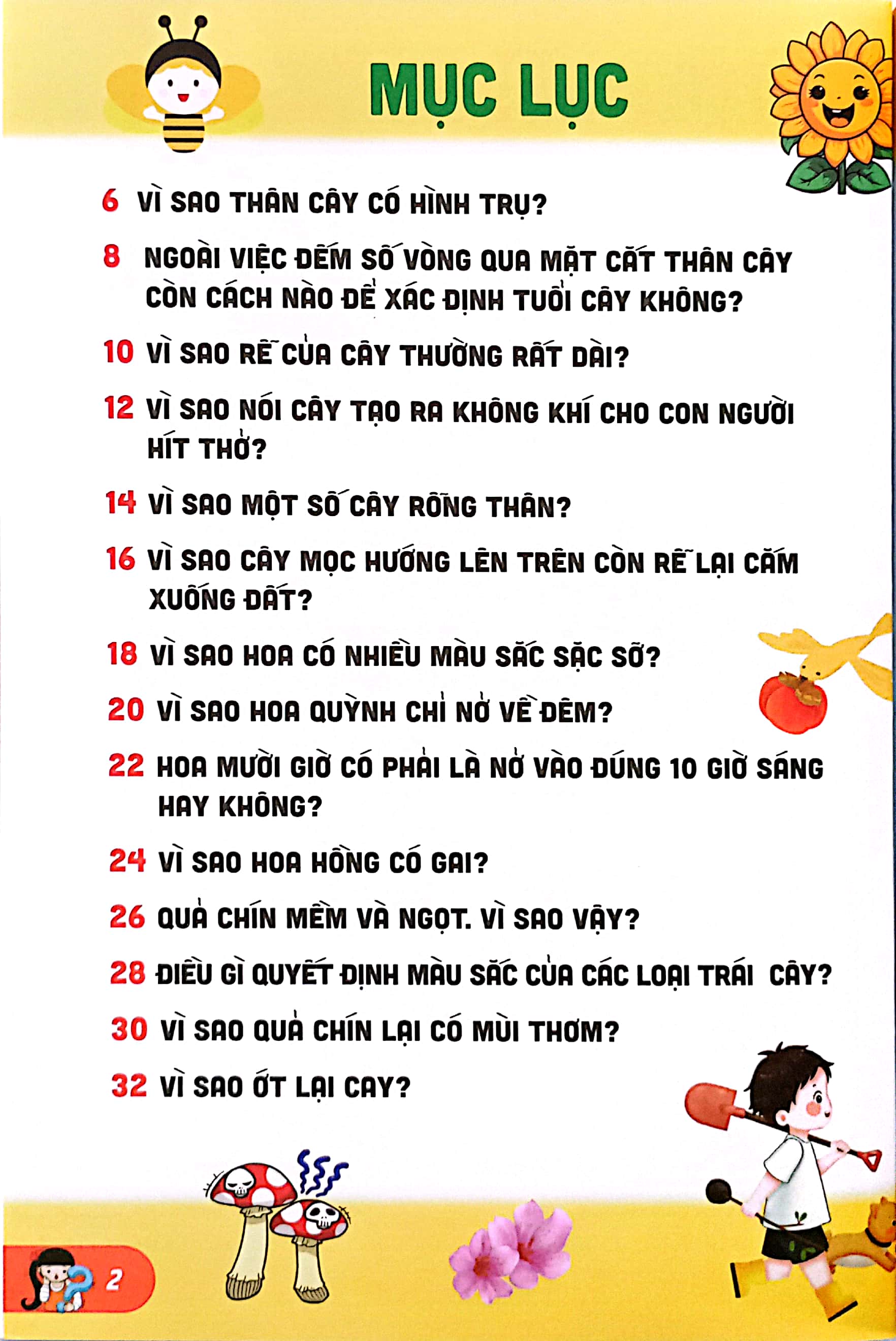 10 vạn câu hỏi vì sao-những câu hỏi thú vị về thế giới thực vật