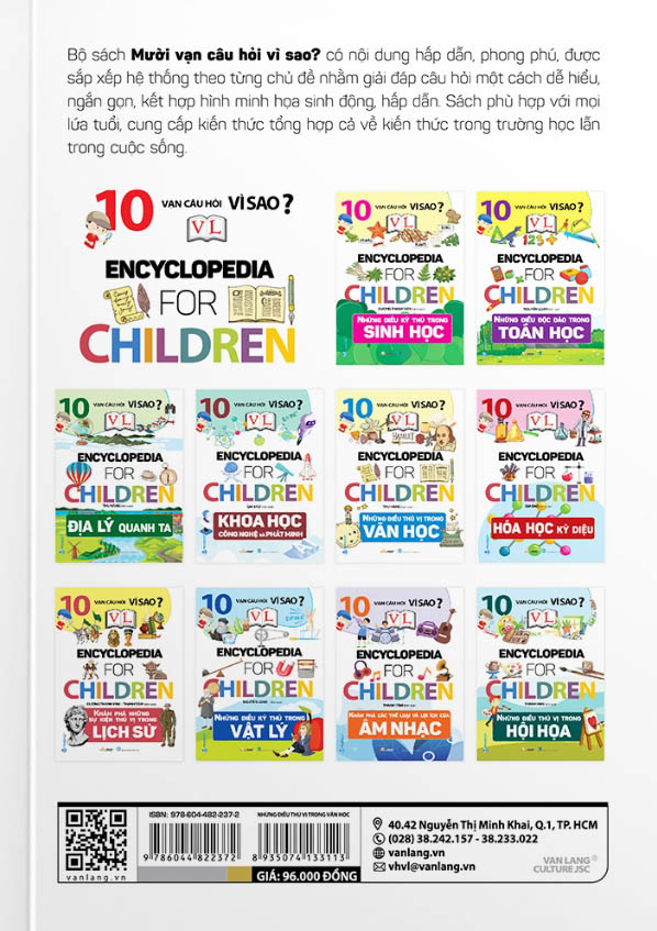 10 vạn câu hỏi vì sao? - những điều thú vị trong văn học