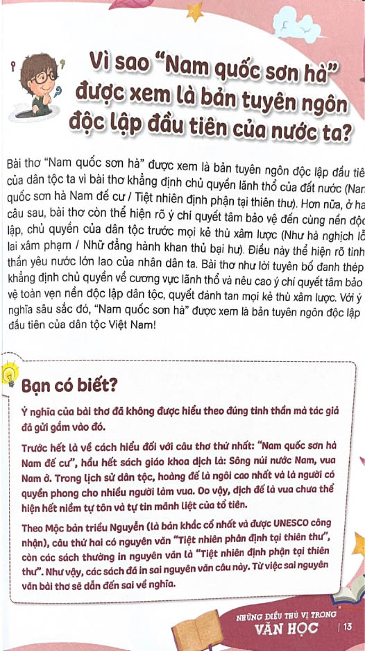 10 vạn câu hỏi vì sao? - những điều thú vị trong văn học
