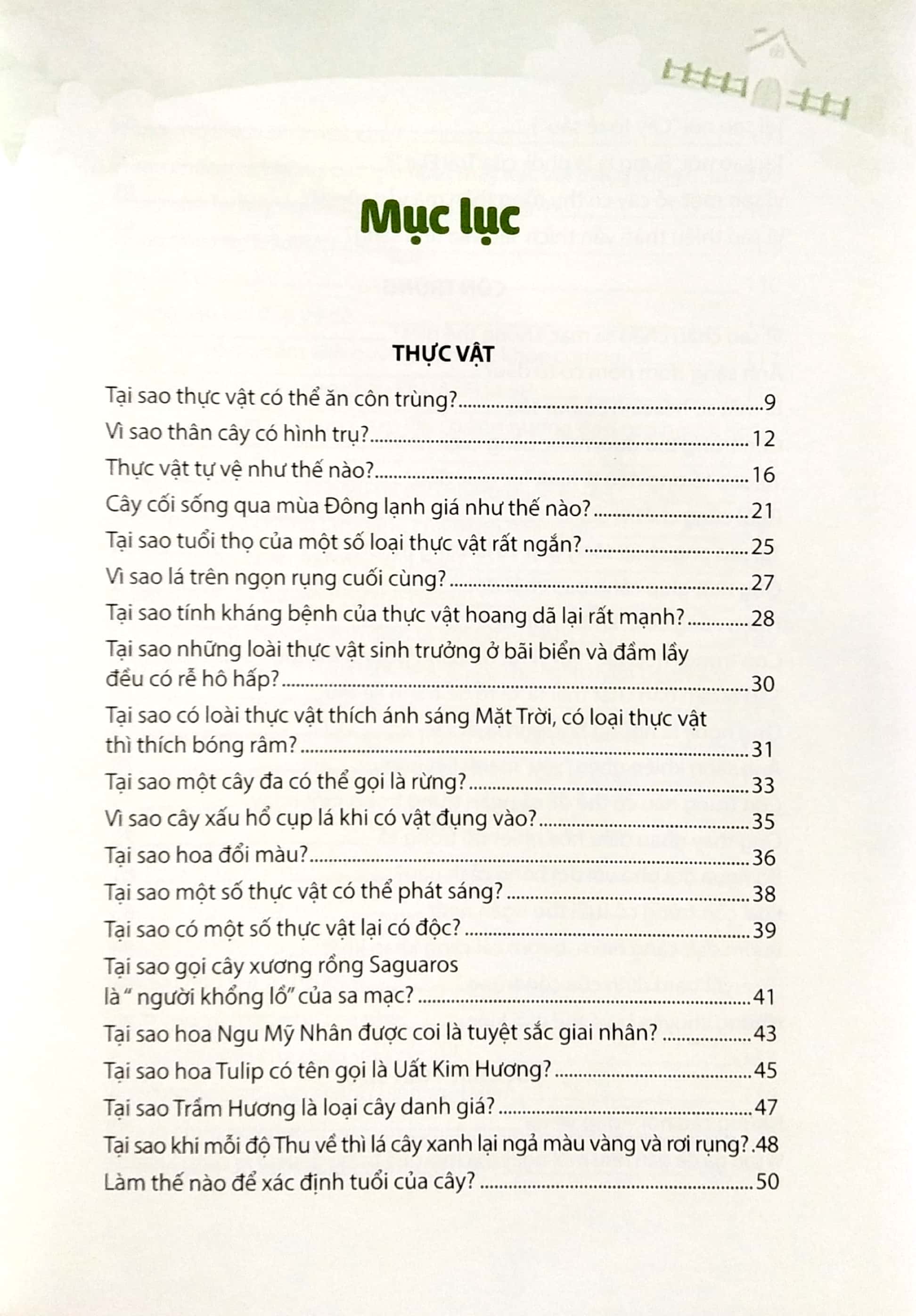 10 vạn câu hỏi vì sao? - thực vật - côn trùng - gia cầm - gia súc - chim