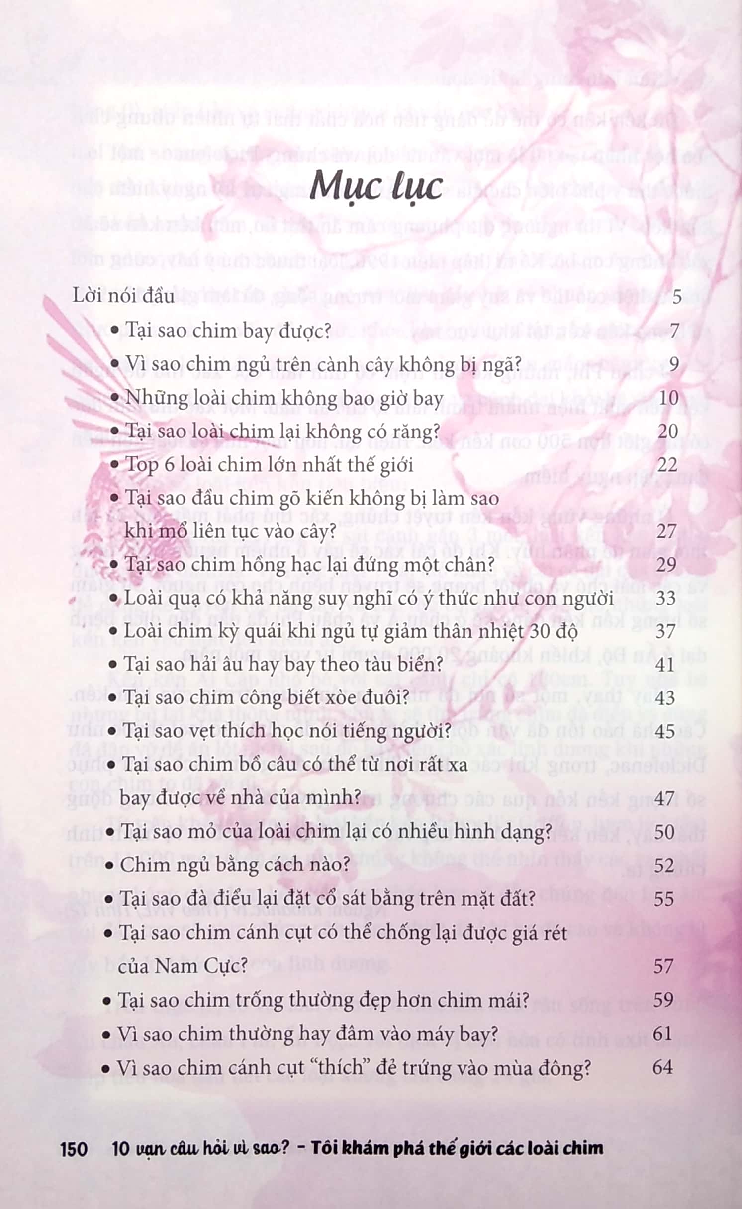 10 vạn câu hỏi vì sao - tôi khám phá thế giới các loài chim