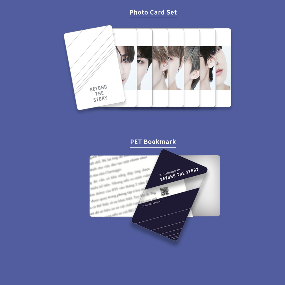 10-year record of bts - beyond the story - bìa cứng - bản đặc biệt - tặng kèm 1 pet bookmark + 8 photo cards + 1 poster a3 + 1 túi tote