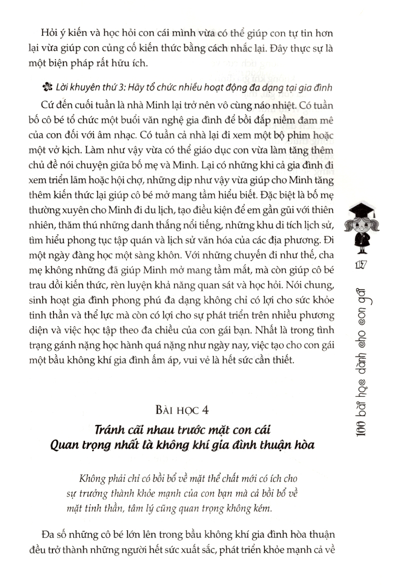 100 bài học dành cho con gái (tái bản 2017)