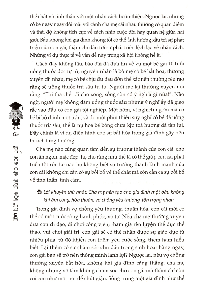 100 bài học dành cho con gái (tái bản 2017)