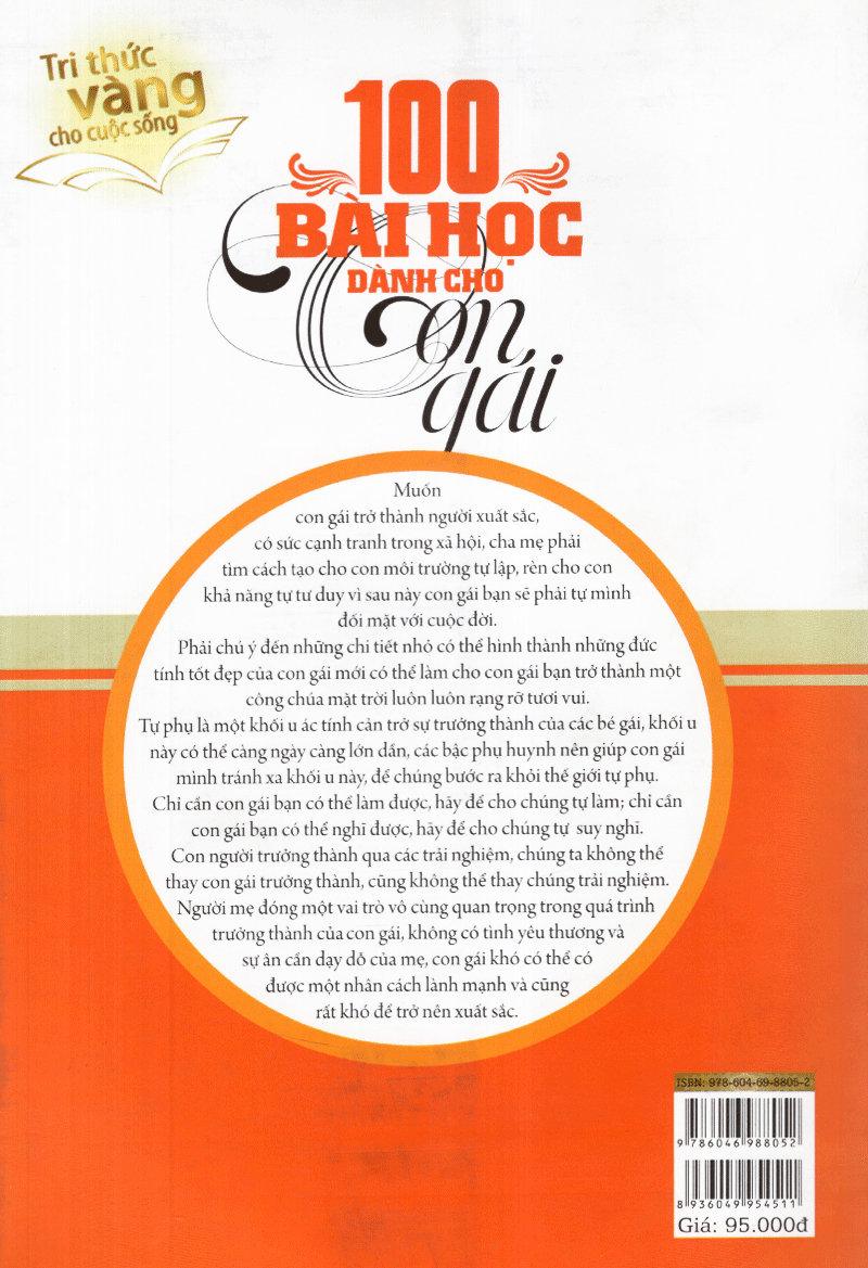 100 bài học dành cho con gái (tái bản 2017)