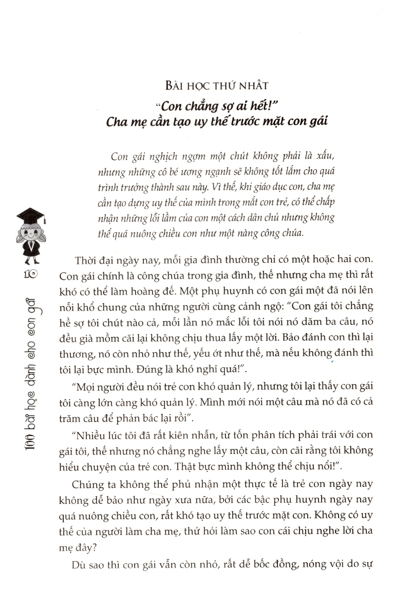 100 bài học dành cho con gái (tái bản 2017)