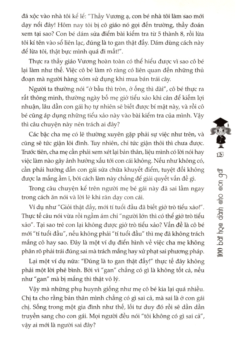 100 bài học dành cho con gái (tái bản 2017)