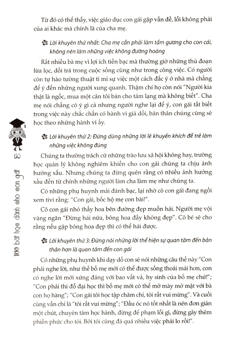 100 bài học dành cho con gái (tái bản 2017)