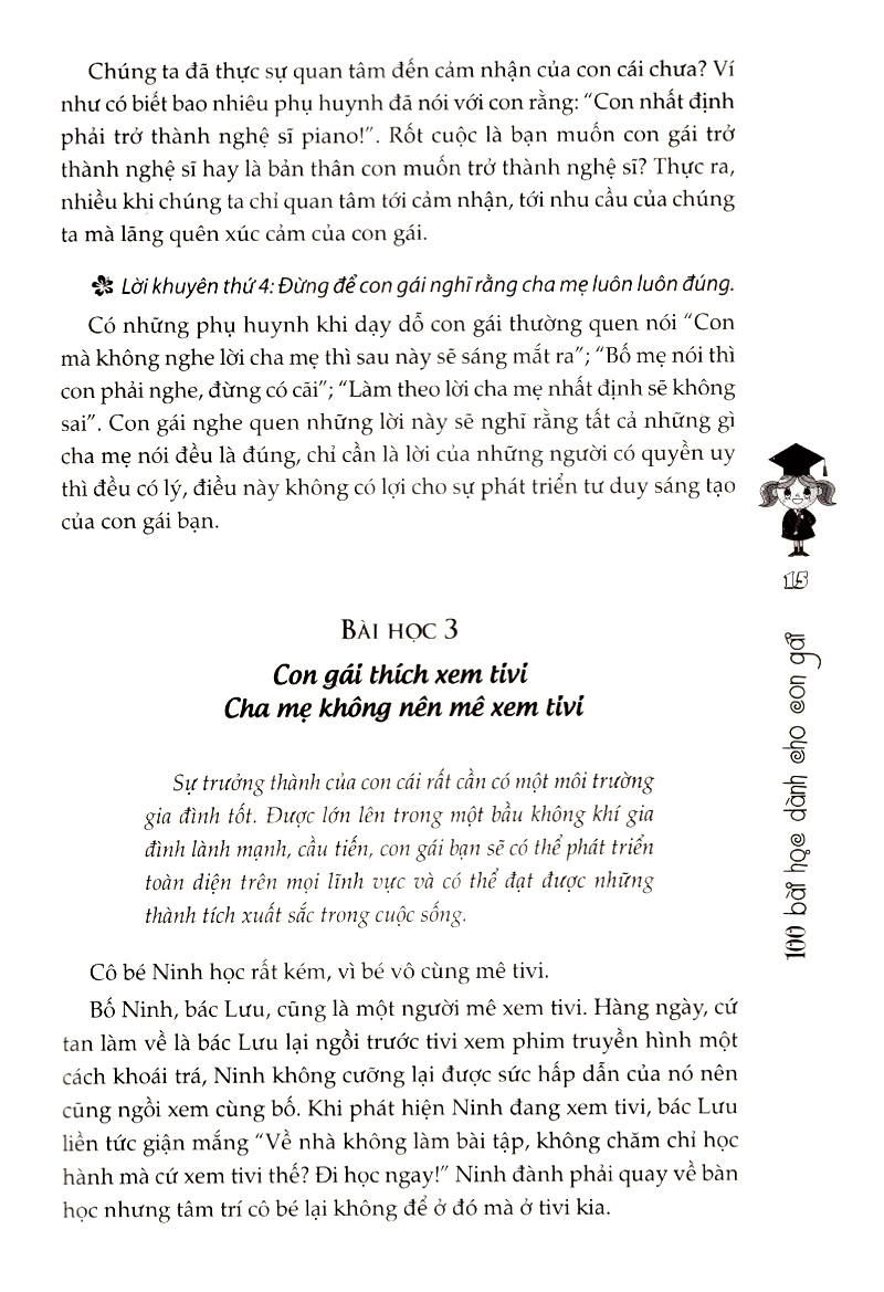 100 bài học dành cho con gái (tái bản 2017)