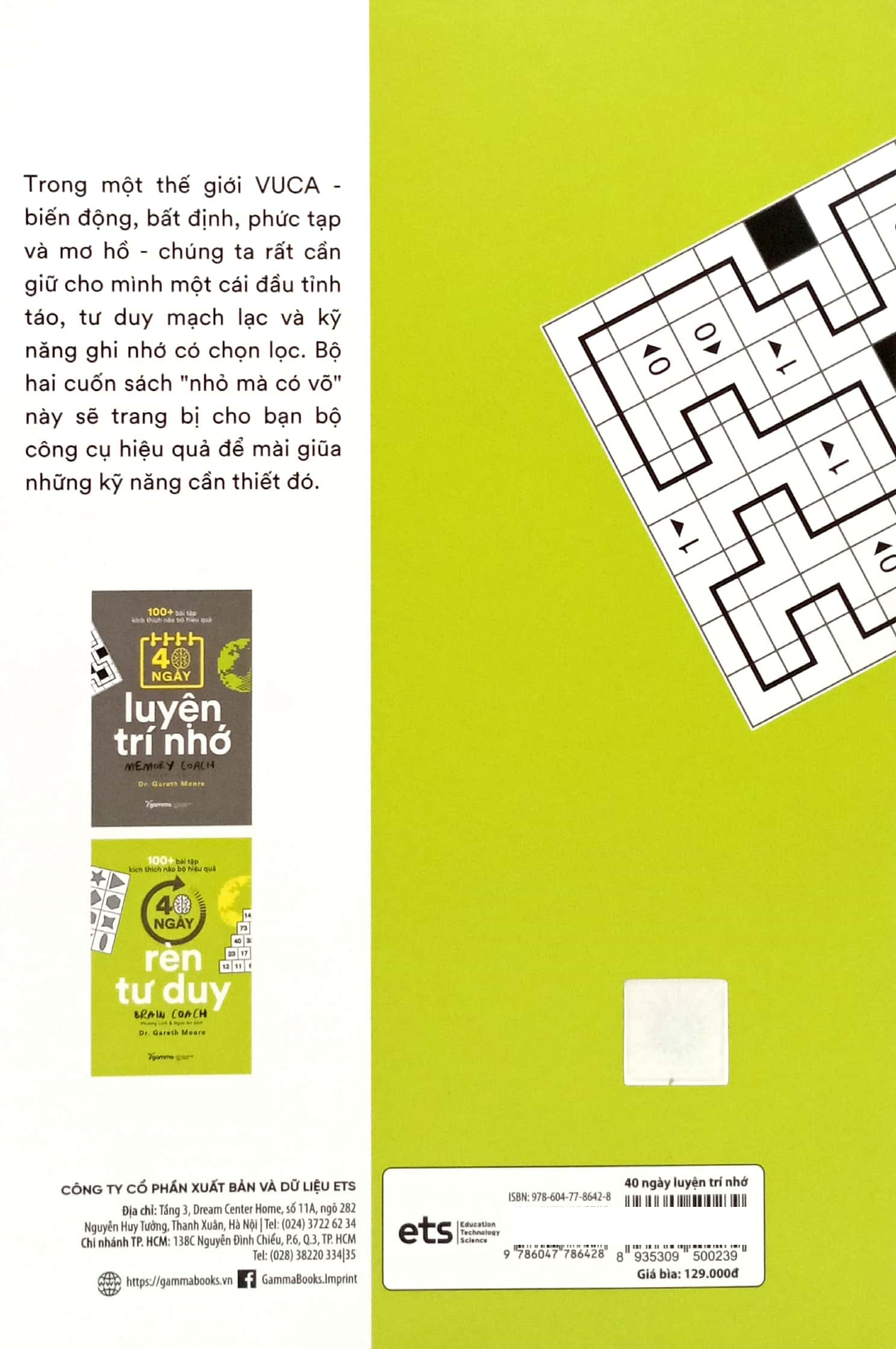 100+ bài tập kích thích não bộ hiệu quả: 40 ngày luyện trí nhớ