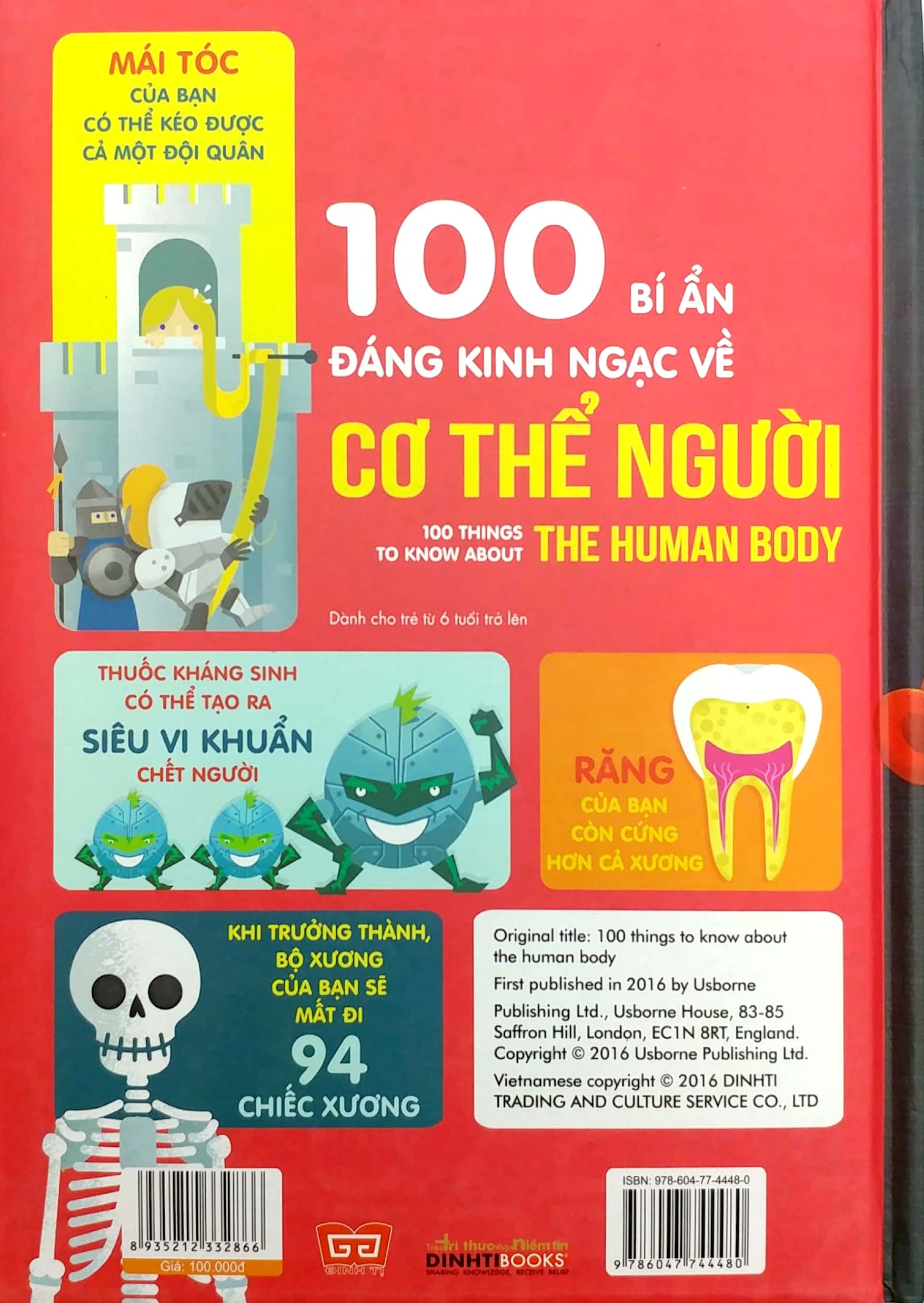 100 bí ẩn đáng kinh ngạc về cơ thể người (usborne - 100 things to know about the human body)