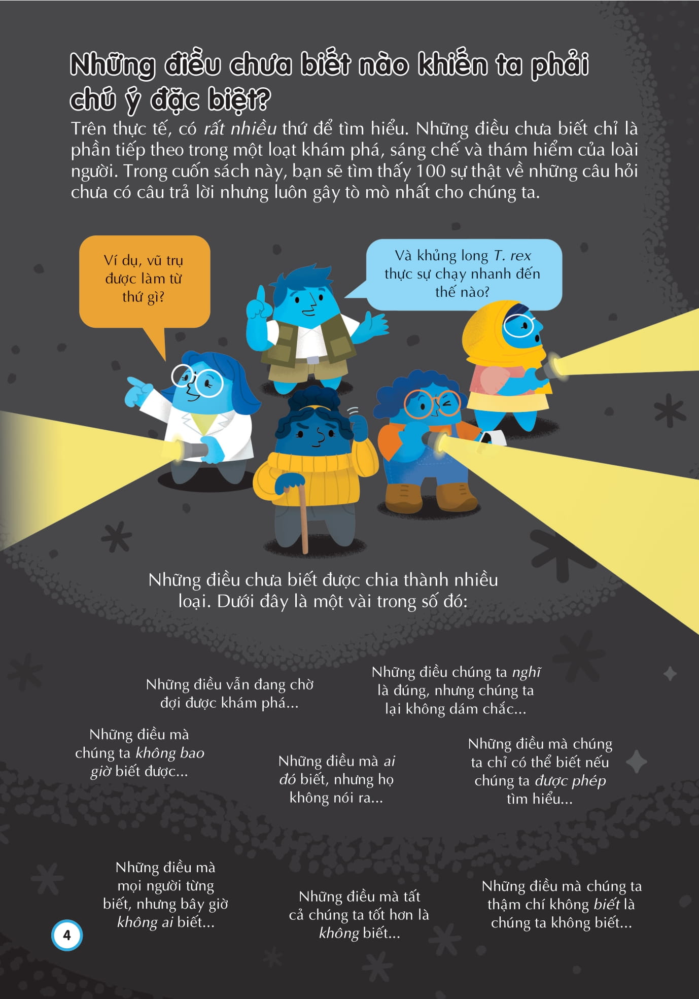 100 bí ẩn đáng kinh ngạc về những điều chưa biết - 100 things to know about the unknown