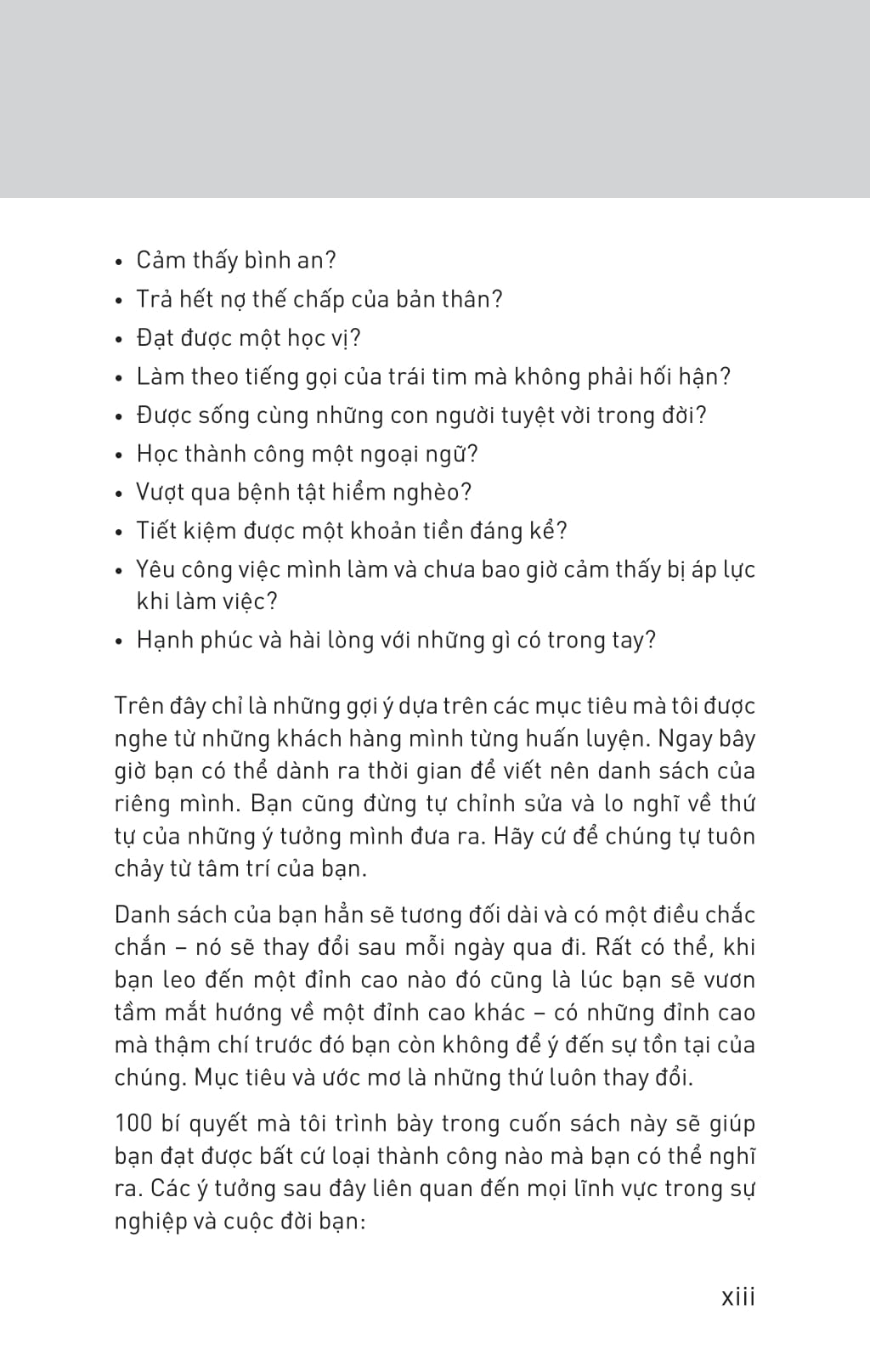 100 bí quyết của người thành công - những bài tập nhỏ thay đổi cuộc đời