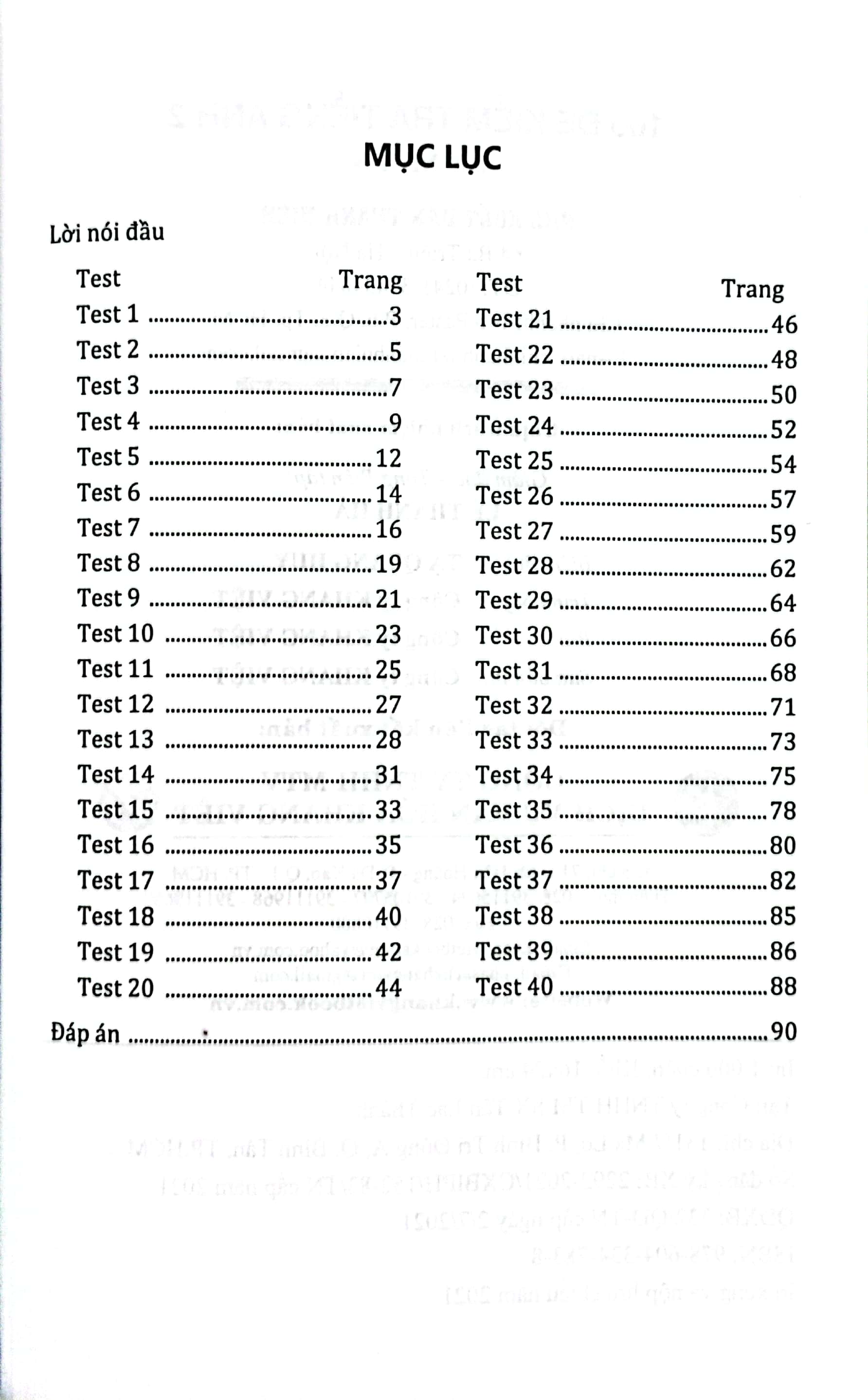 100 đề kiểm tra tiếng anh 2