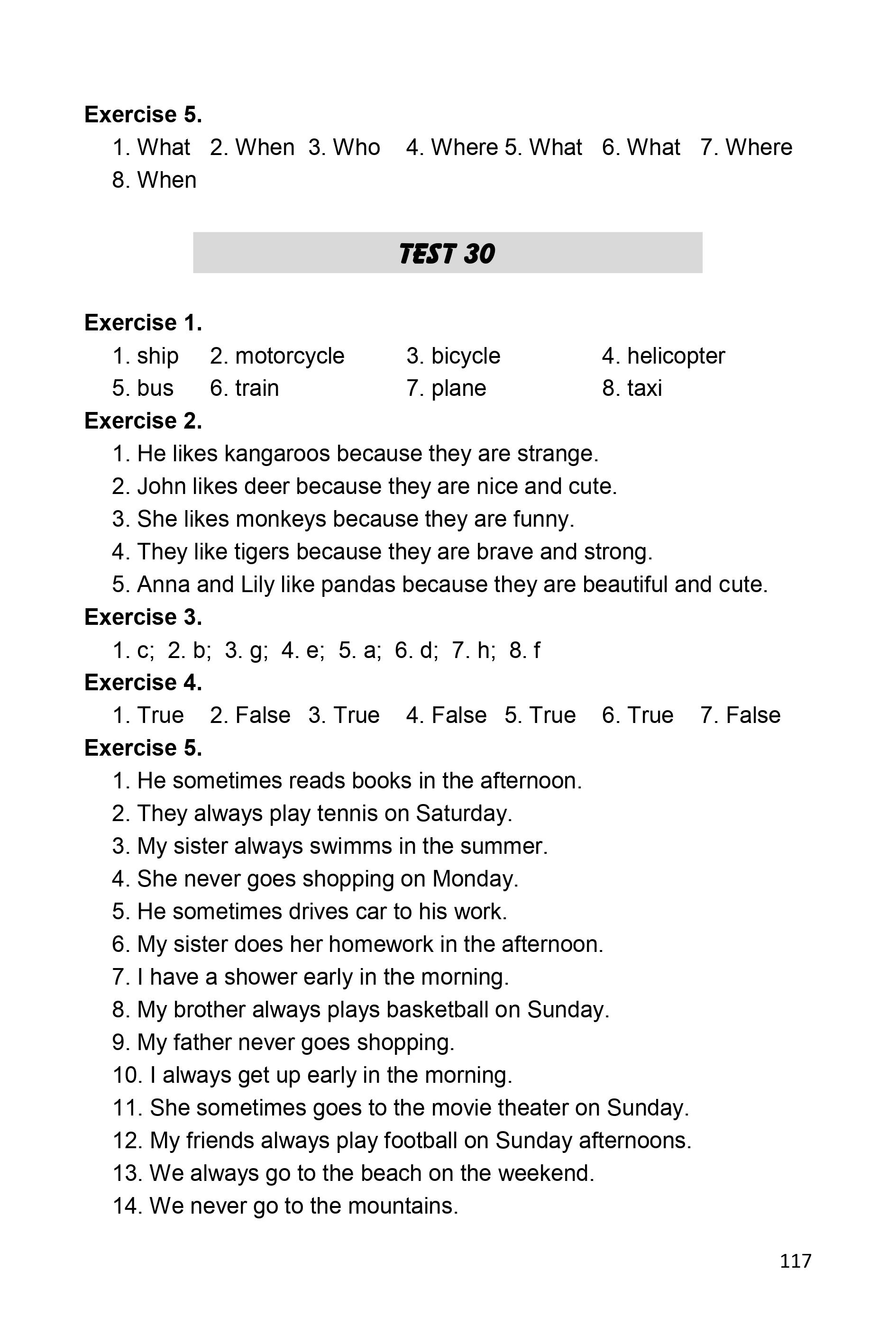 100 đề kiểm tra tiếng anh 4