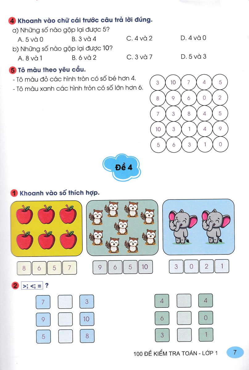 100 đề kiểm tra toán 1