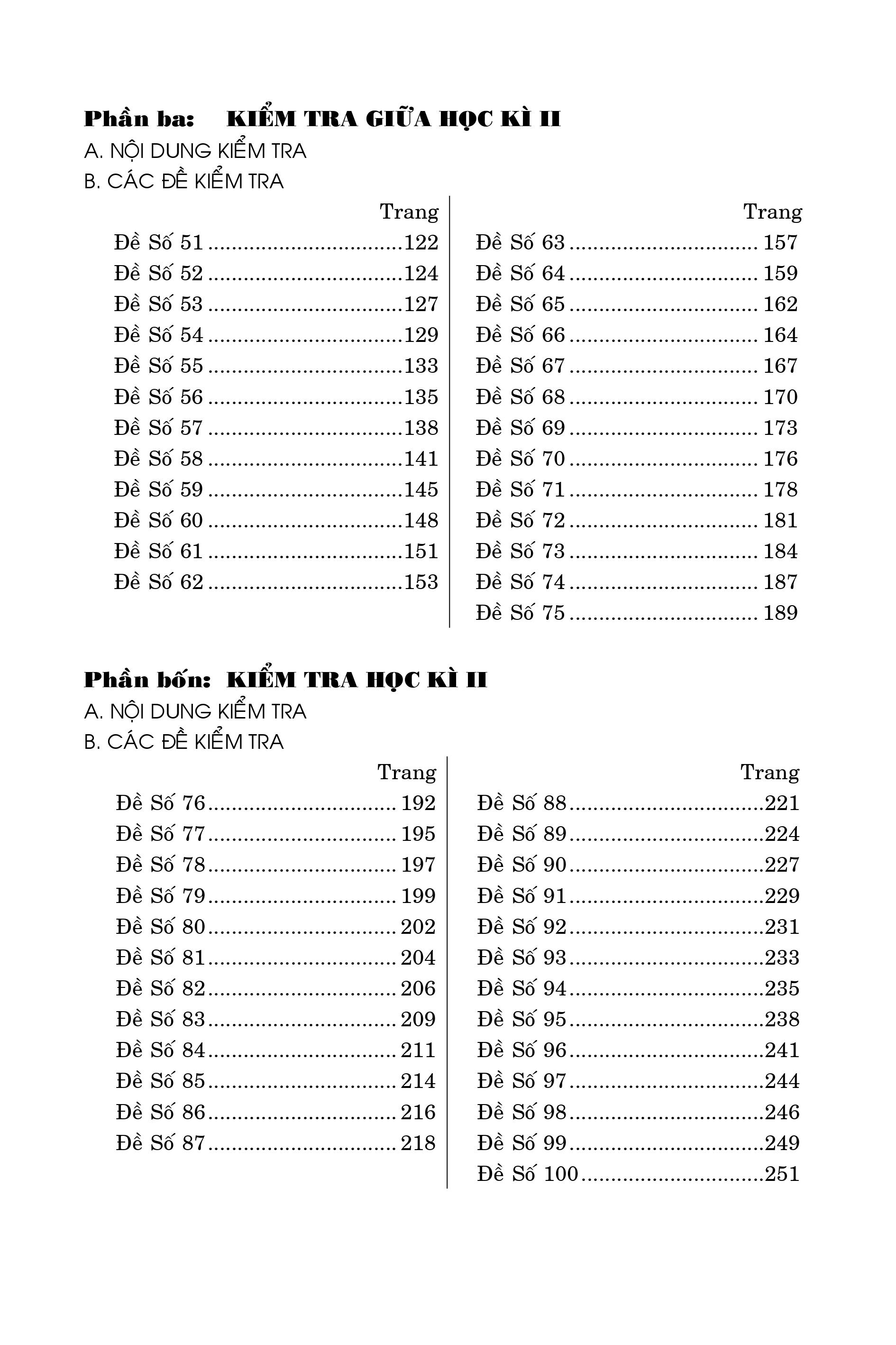 100 đề kiểm tra toán 2