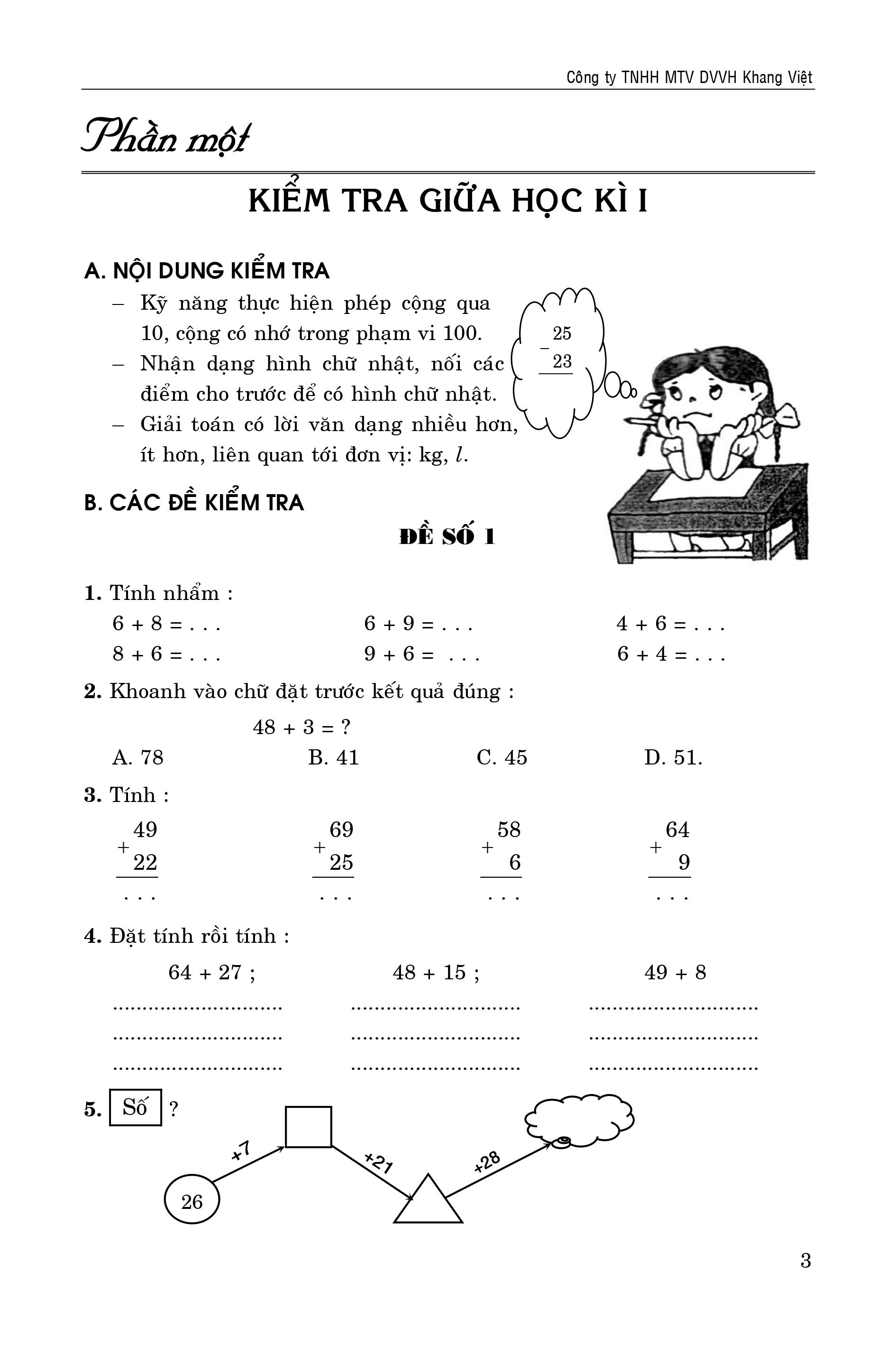 100 đề kiểm tra toán 2