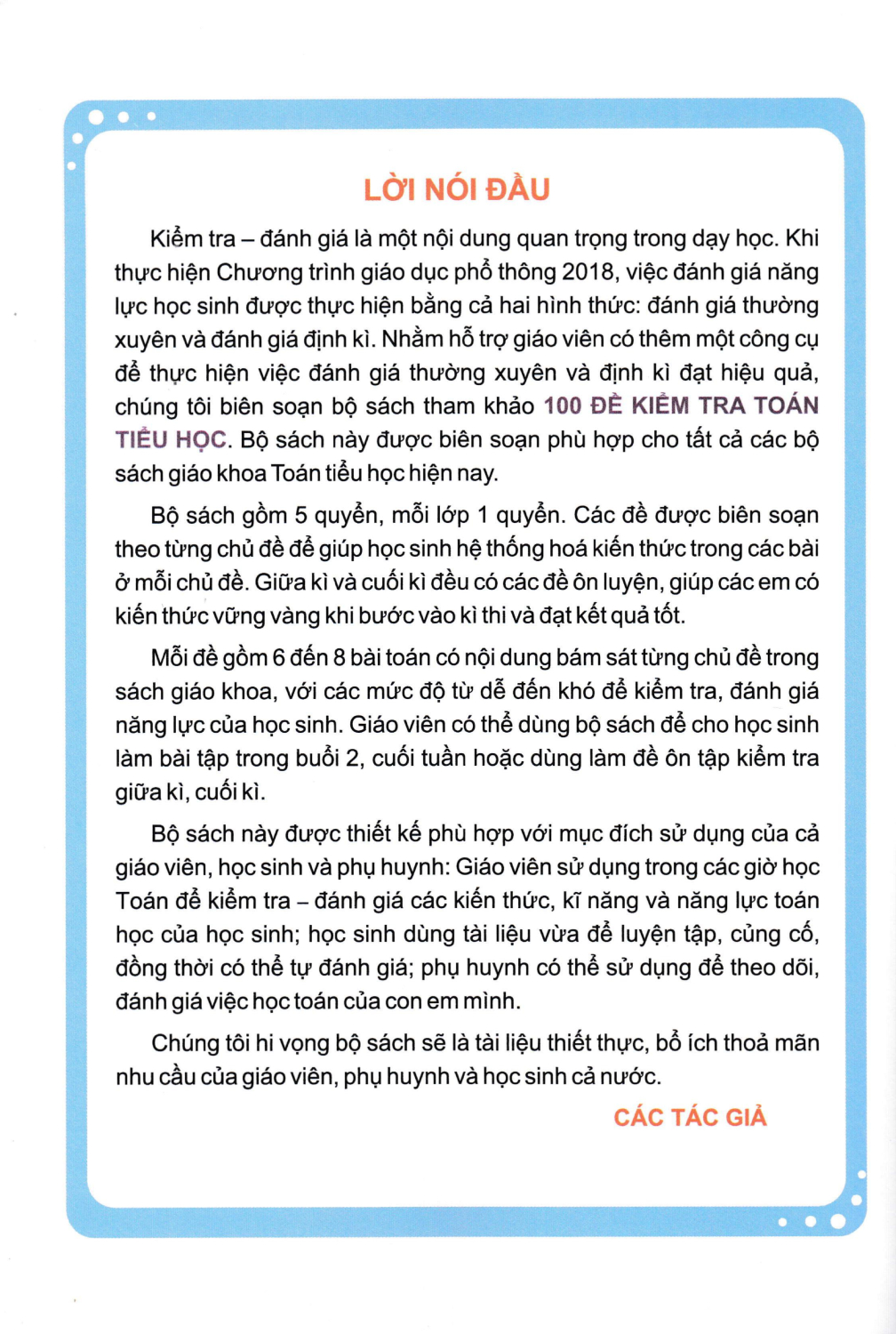 100 đề kiểm tra toán 4