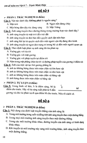 100 đề kiểm tra vật lý 7