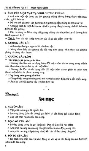 100 đề kiểm tra vật lý 7